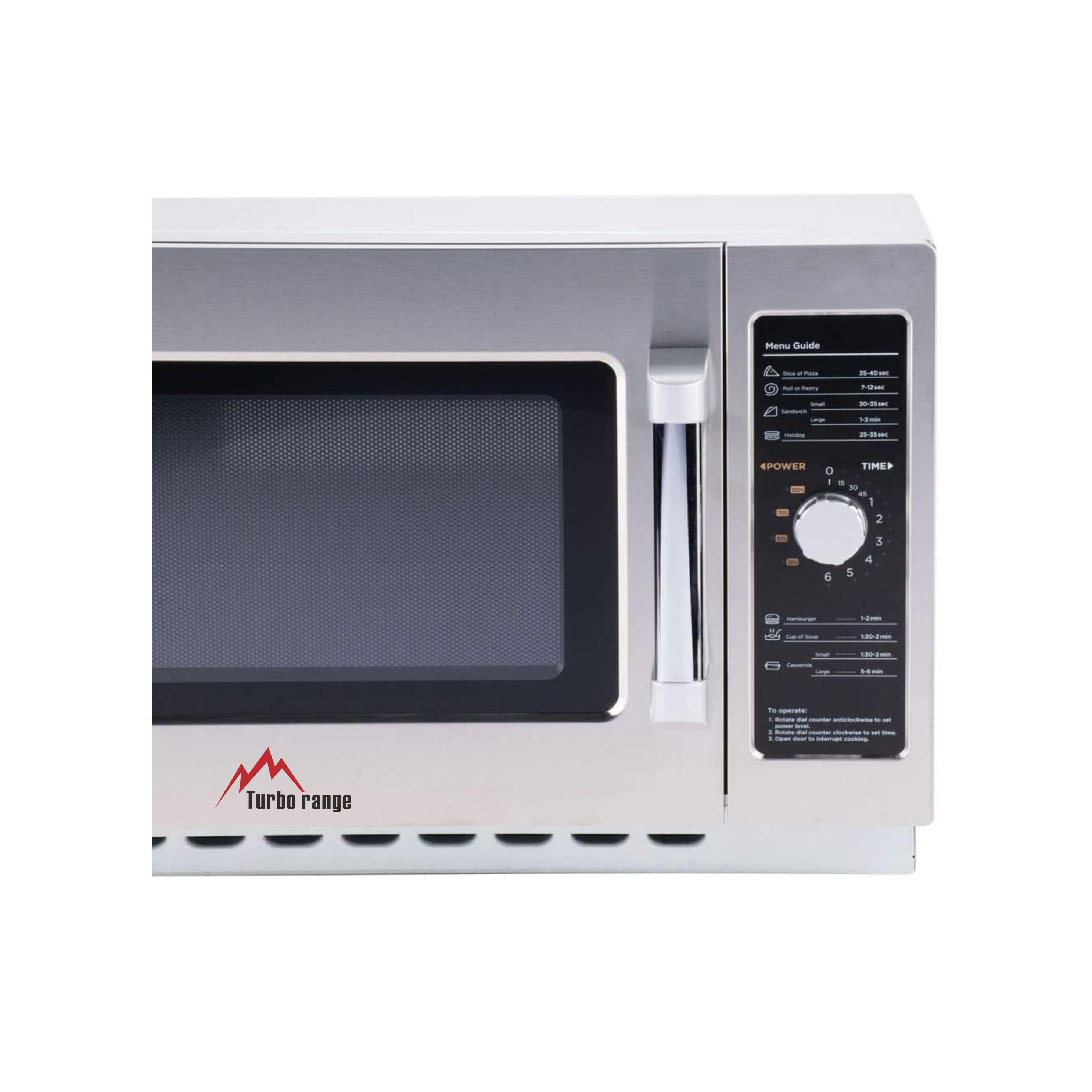 AM1034NS1 Medium-Duty Commercial Microwave Oven with Dial Control - 34L, 1000W