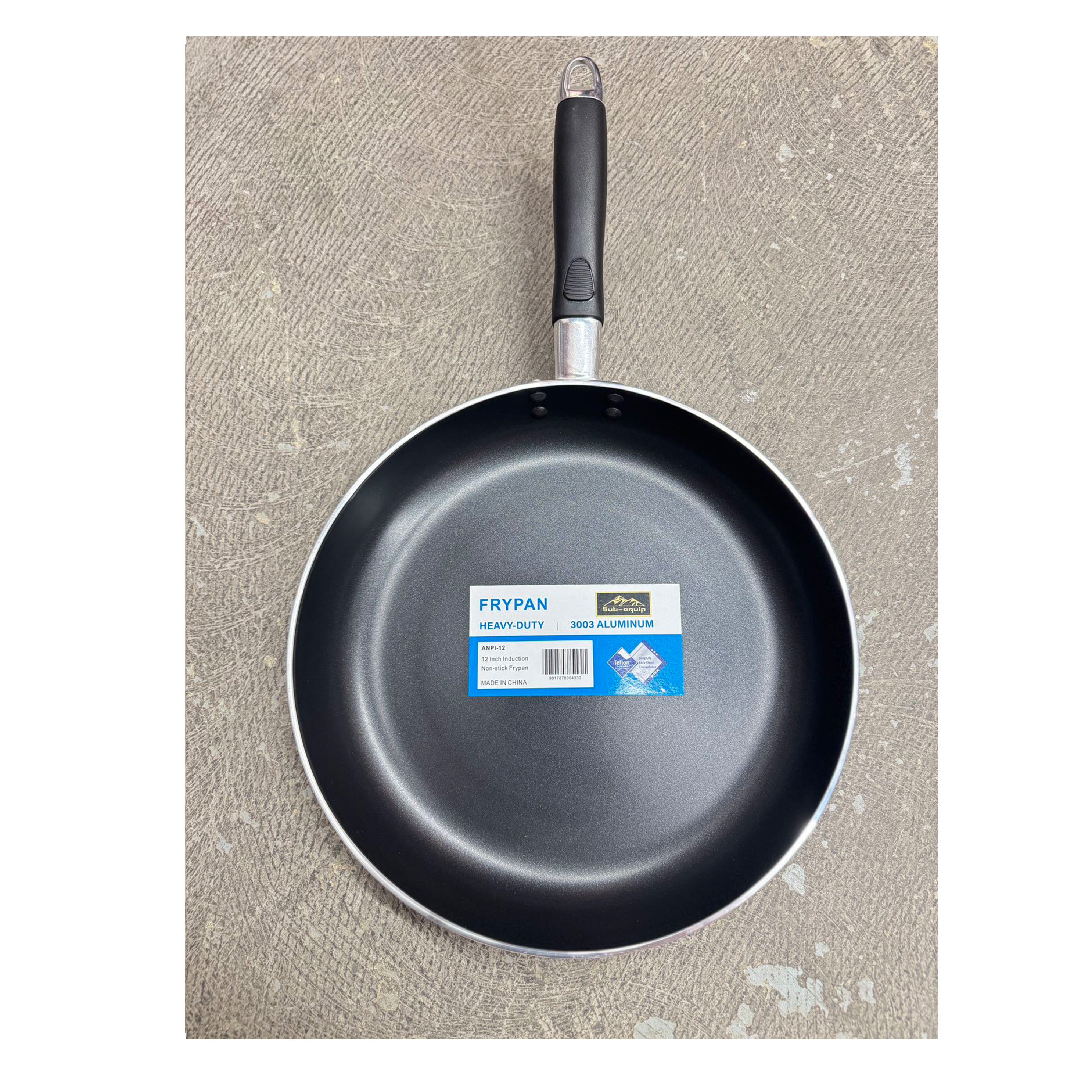 Sub-equip, ANPI-12, 12"/30 cm Dia, Alu FryPan, Non-stick, Induction Ready - Chefcoca
