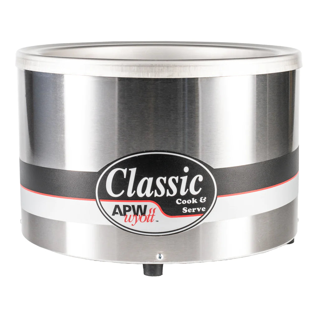 APW Wyott - 7 Qt. Round Food Warmer - 120V, 500W (RW-1V) - Chefcoca