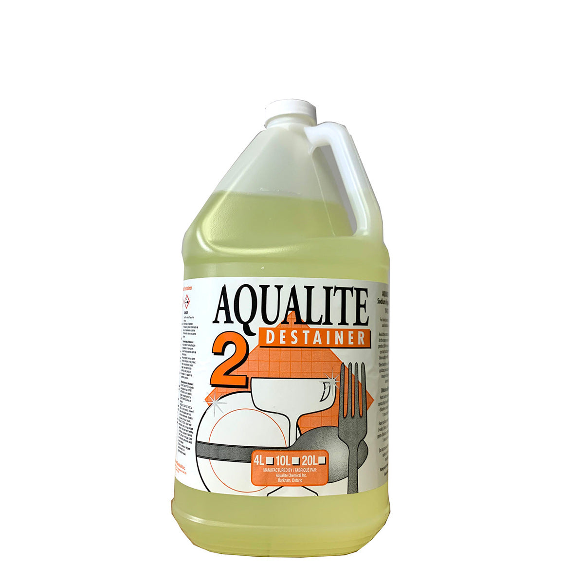 Aqualite #G2 Low Temp Sanitizer, 4L (Auto Dose)