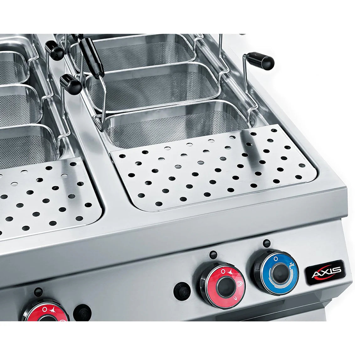 Axis AX-GPC-2 Gas Pasta Cooker & Re-Thermalizer with 80 Litre Capacity - Chefcoca