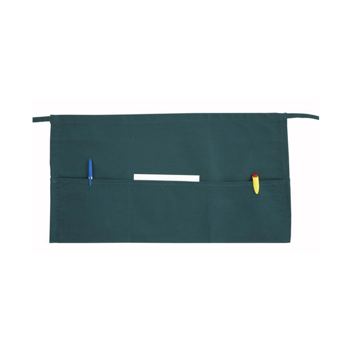 BAS-2112G, 21" x 12", 3-Pocket Waist Apron, Green