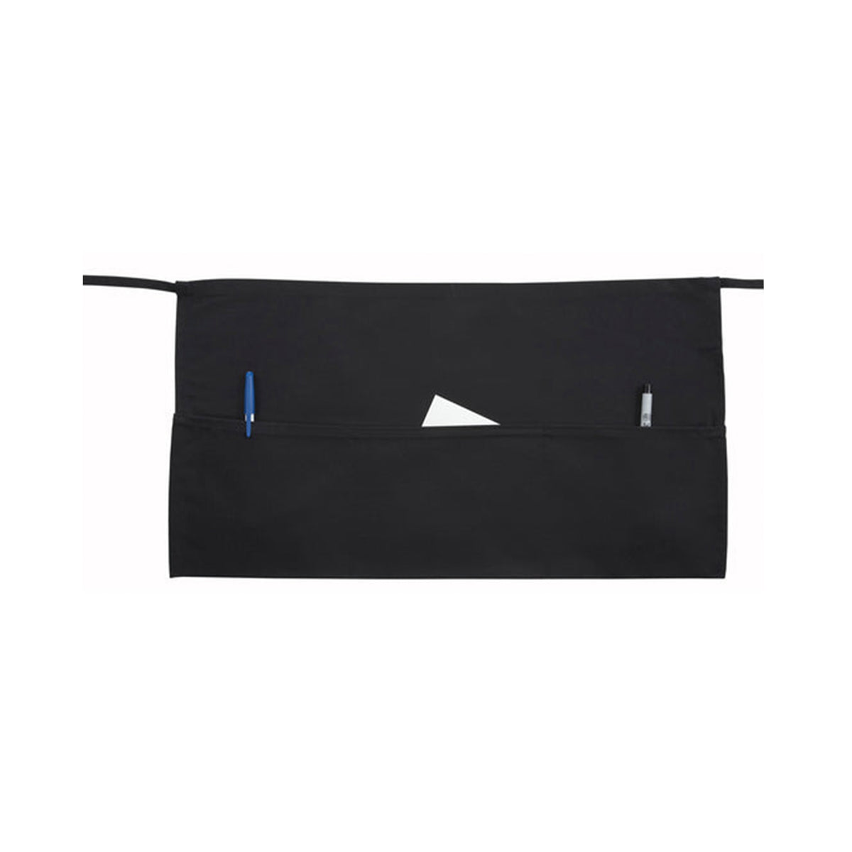 BAS-2112K, 21" x 12", 3-Pocket Waist Apron, Black