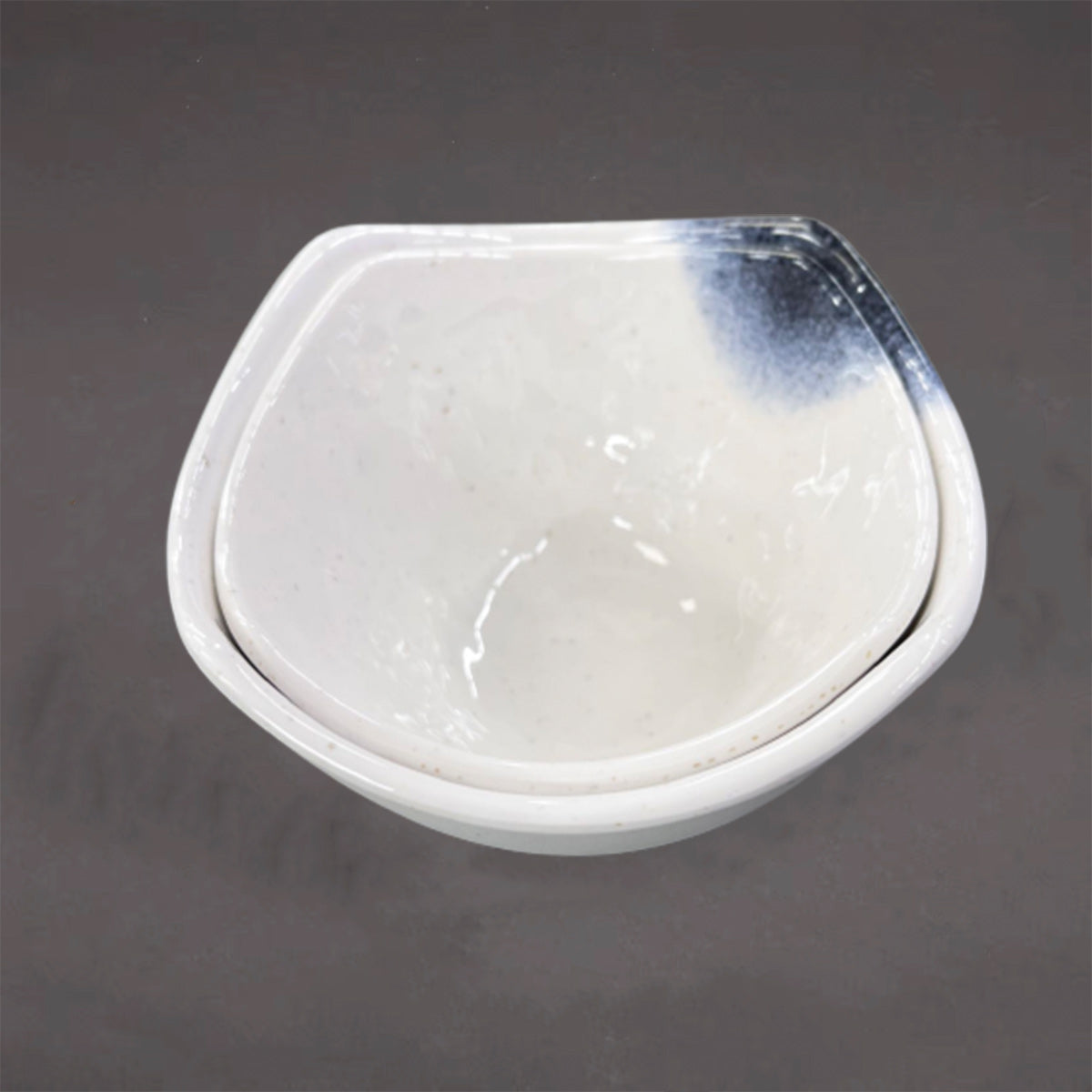 Dark Blue Ombre Melamine Square Bowl (BF4002,BF5002)