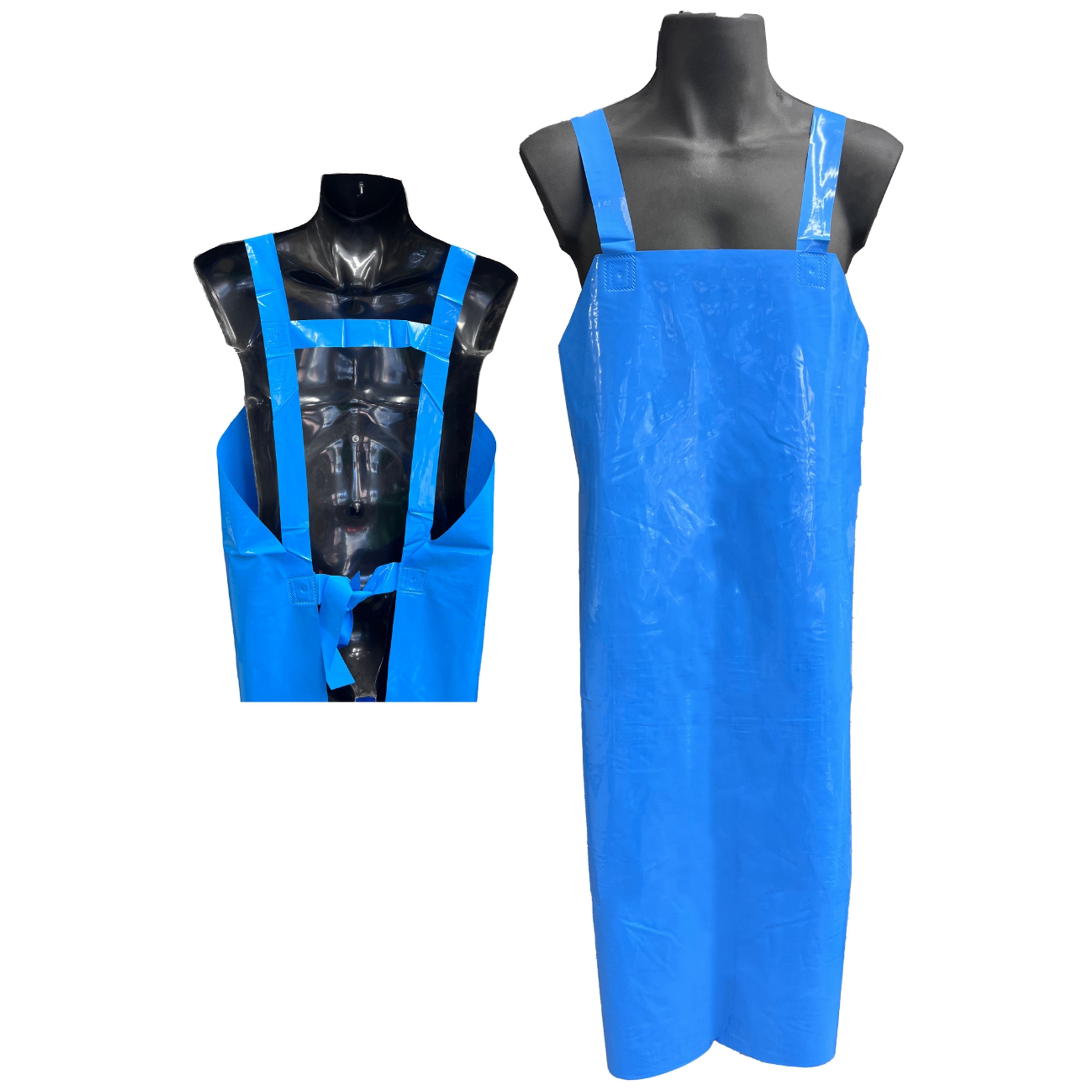 Waterproof Lightweight Apron  for Dishwashing Cleaning-Blue