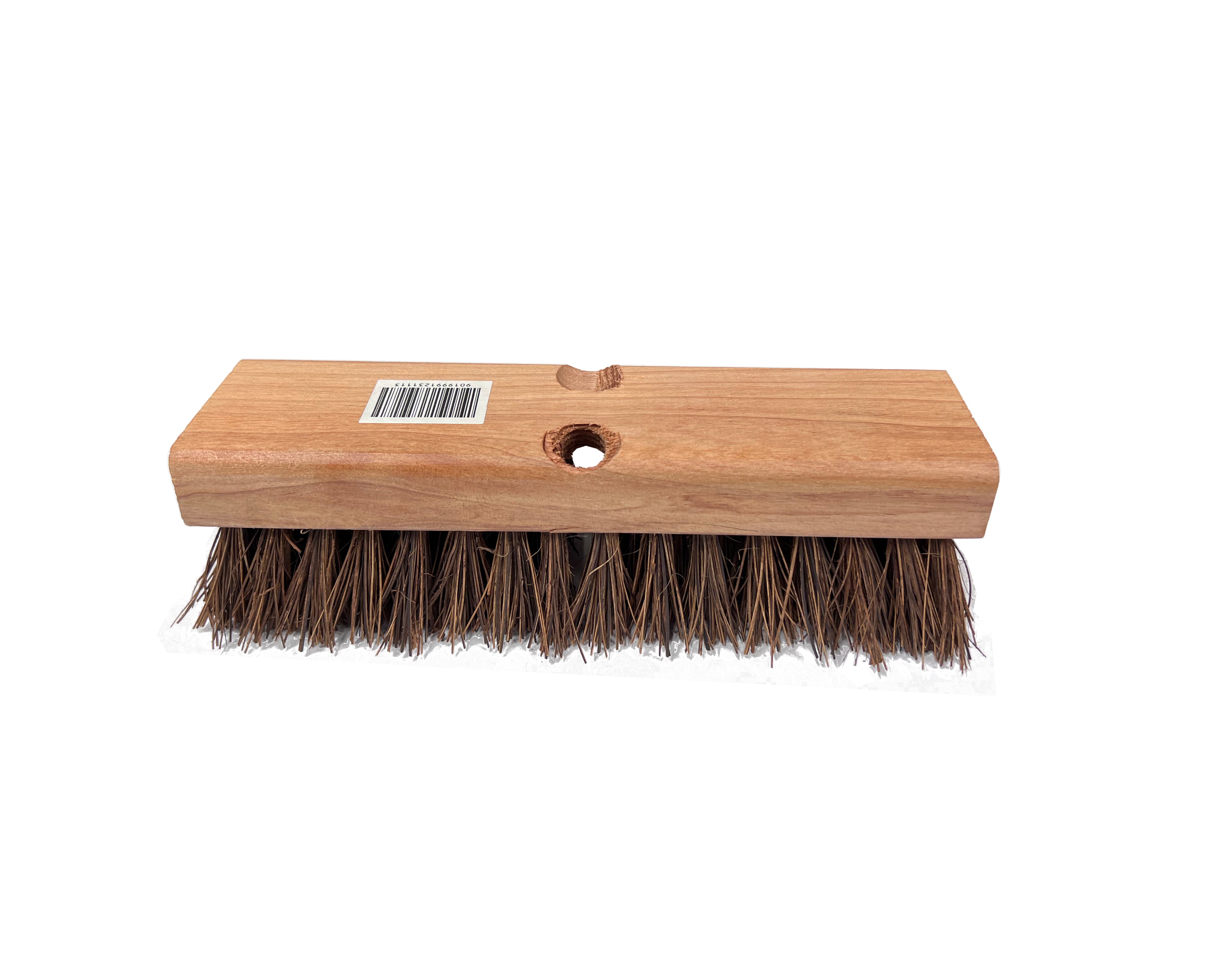 Palmyra Fill Deck Scrub Brush with Wood Block,10"x3" (BRF-10W)