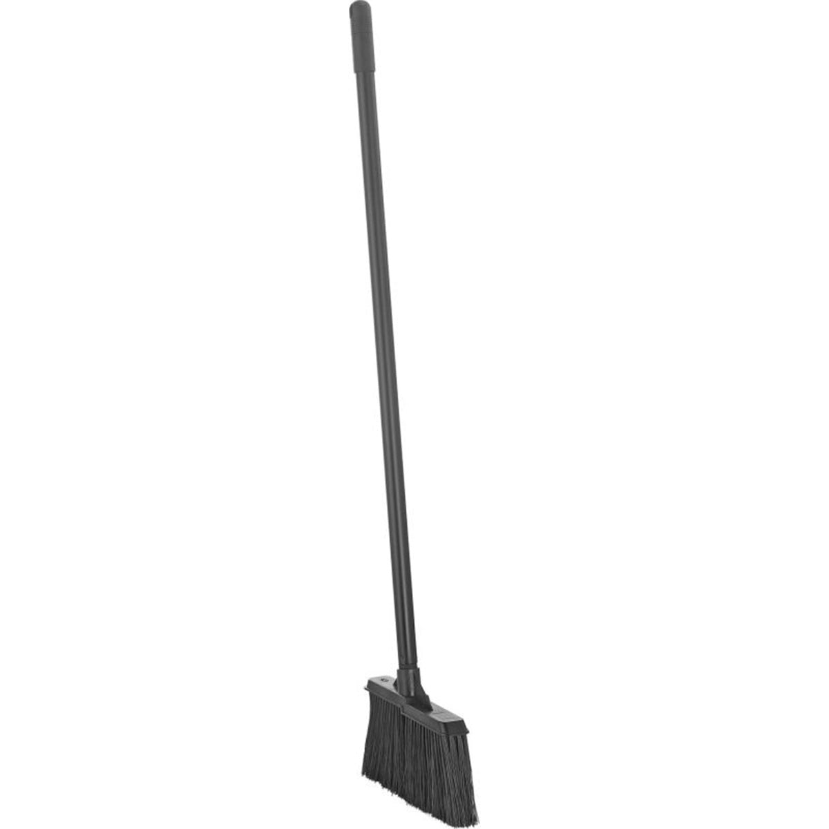 PVC 9"W Lobby broom, Black