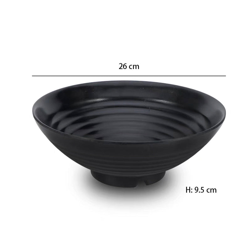 Linear Pattern Non-slip Melamine Bowl (WT5091 - WT5095)