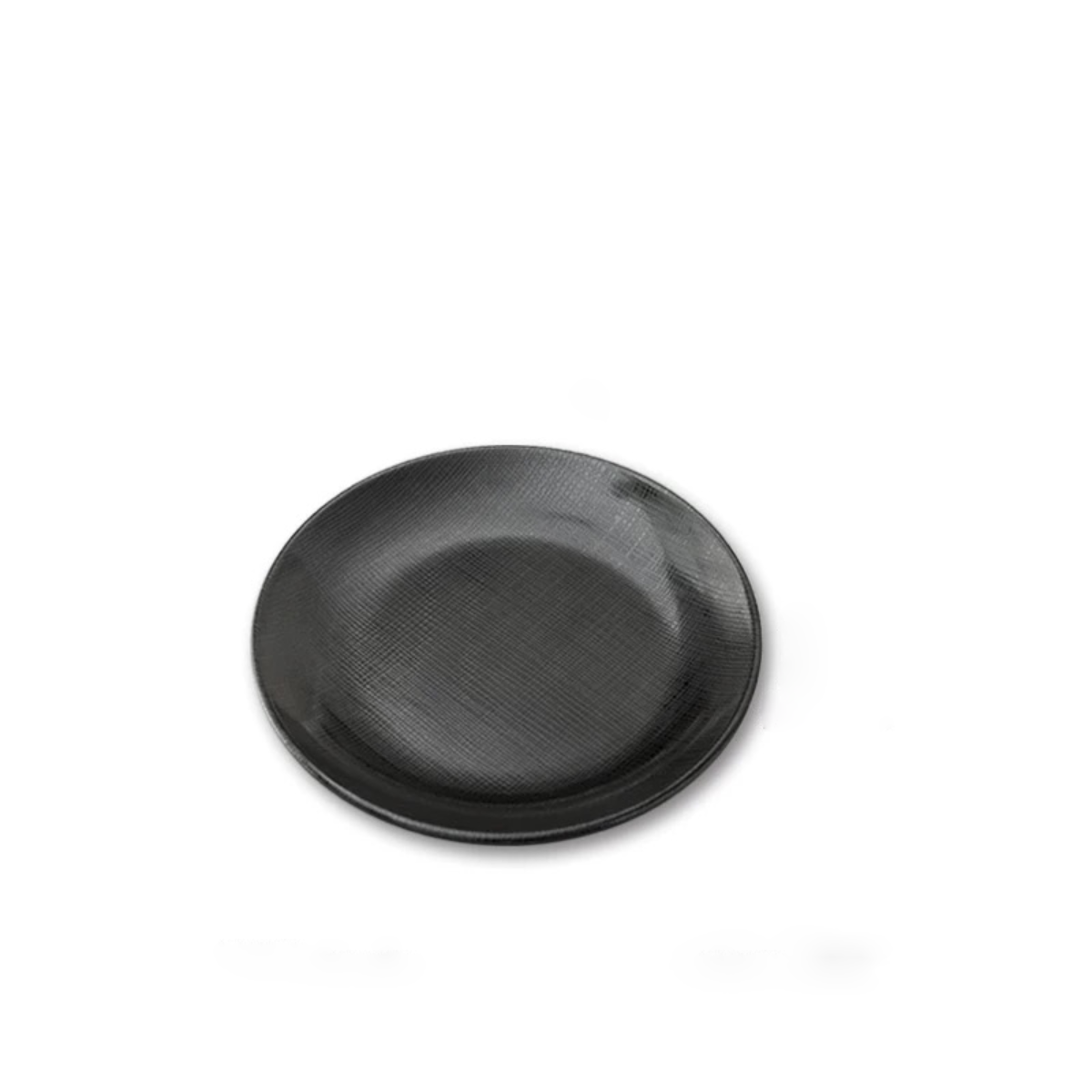 Melamine black Round Plate with Textured Pattern (BW-053, 054, ..., 059)