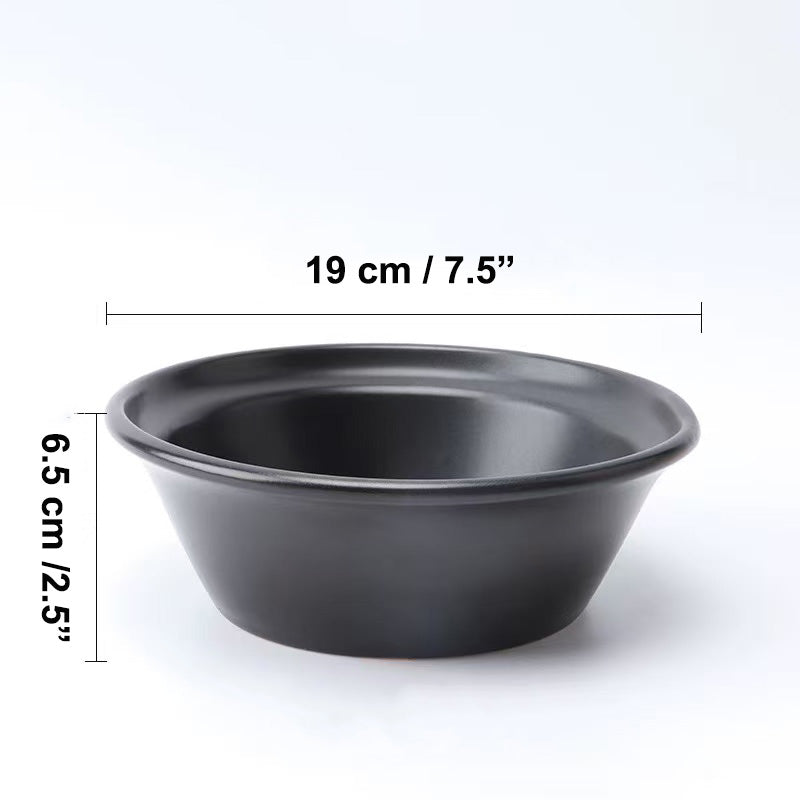 Marmite à braiser et cocotte en céramique avec couvercle (K404B-K909B)