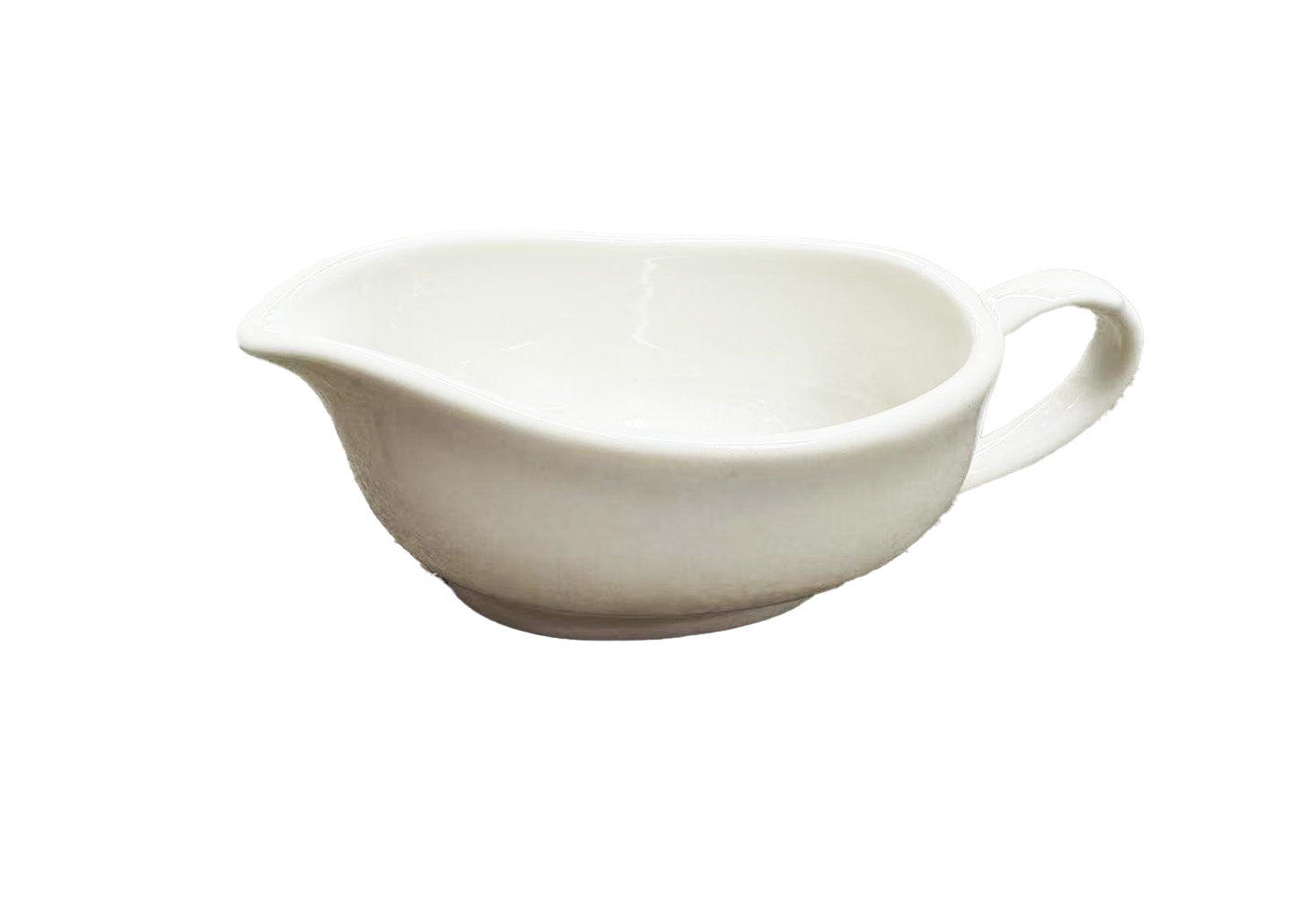 C610-75, 5 oz Gravy/Sauce Boat - Ceramic, White - Chefcoca