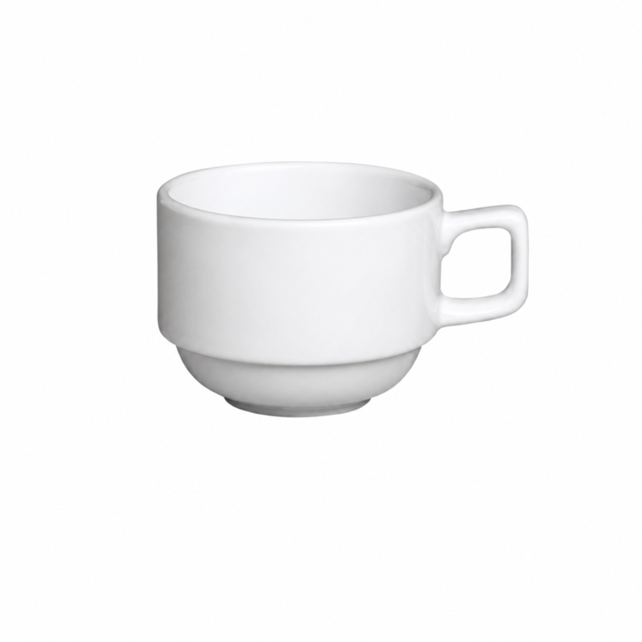 C210-80C, Tasse à café empilable 237 ml (8 oz) - Céramique, Blanche