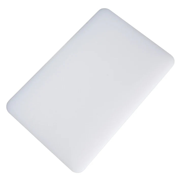 Winco White Rectangular Cutting Board - 6" x 10" x 1/2" - Chefcoca