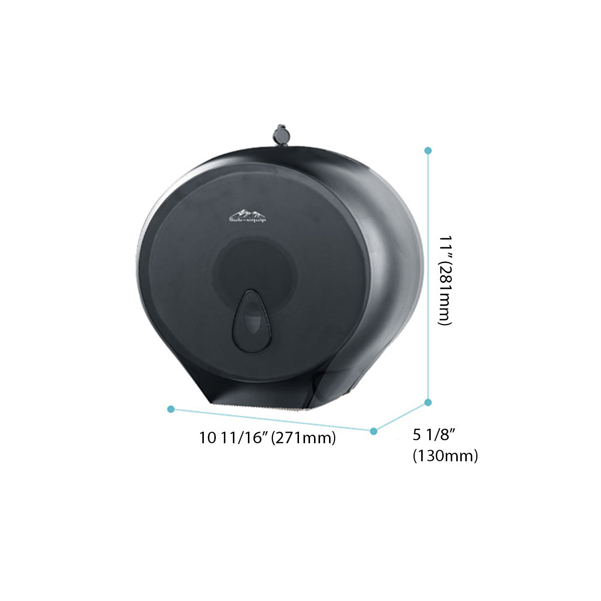 Sub-Equip  Jumbo Single Roll, Toilet Paper Dispenser