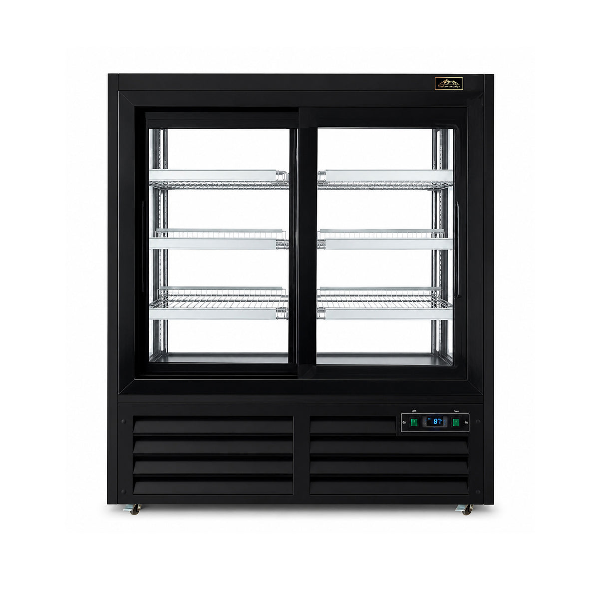 Sub-equip, CDM-40PT-3055B, 40" Glass Door Refrigerated Merchandiser Pass-Through