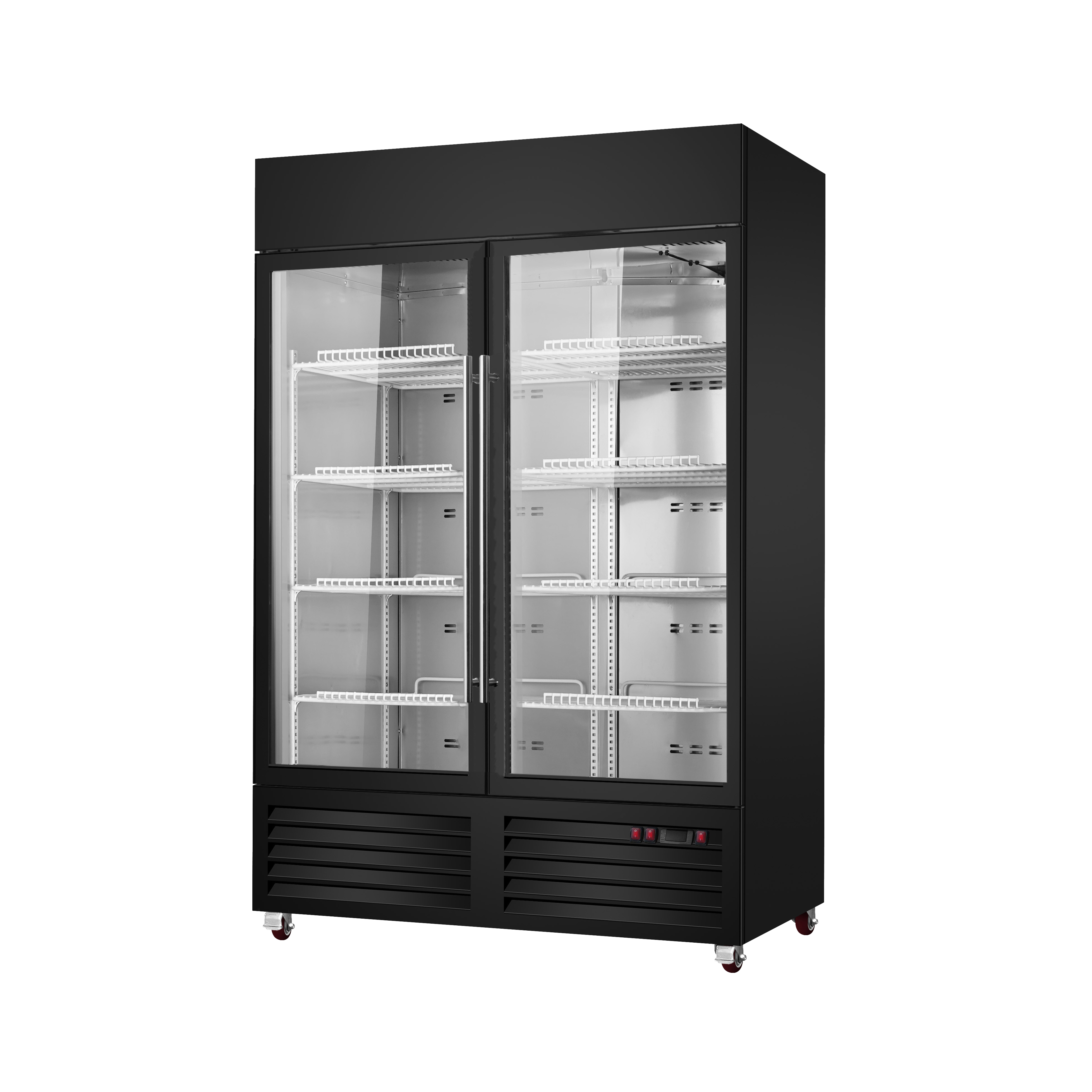 Sub-equip,CDM-B42SR 48" Sliding Glass Door Cooler/ Refrigerated Merchandiser with LED Lighting