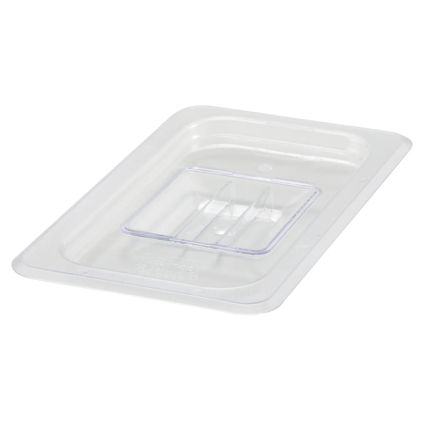 Sub-equip, Polycarbonate Food Pan Cover, Solid, Clear - 1/4 size