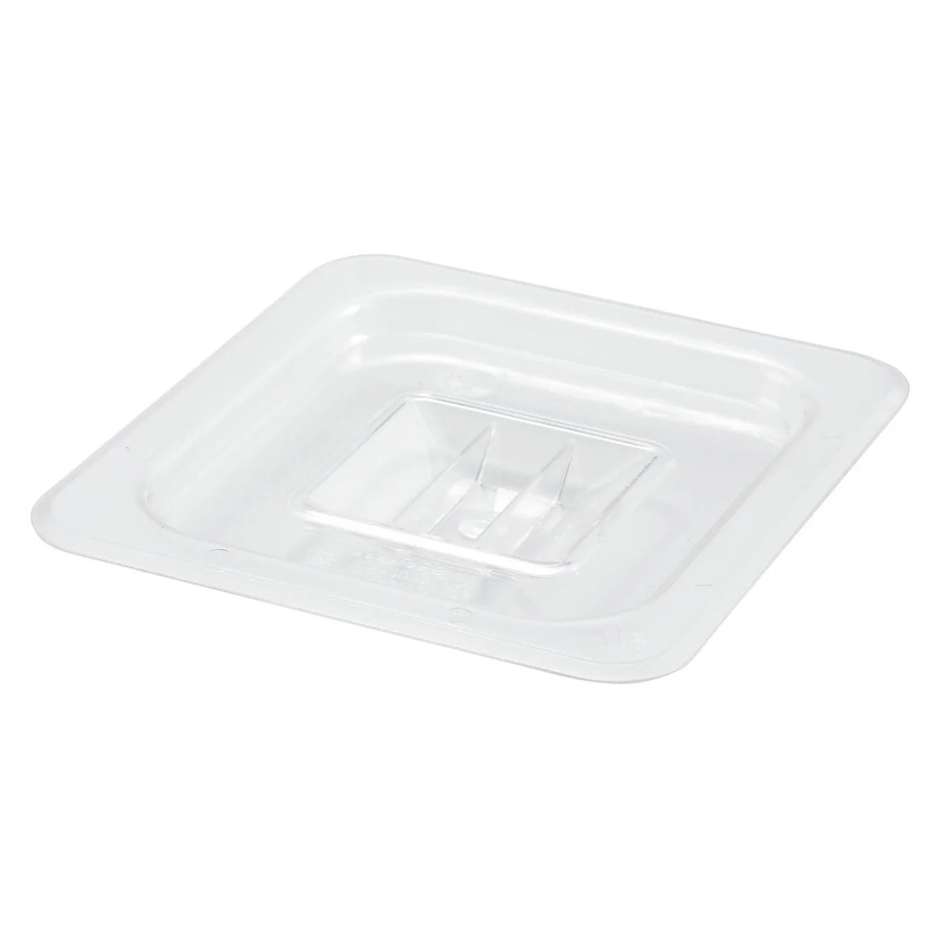 Sub-equip, Polycarbonate Food Pan Cover, Solid, Clear - 1/6 size