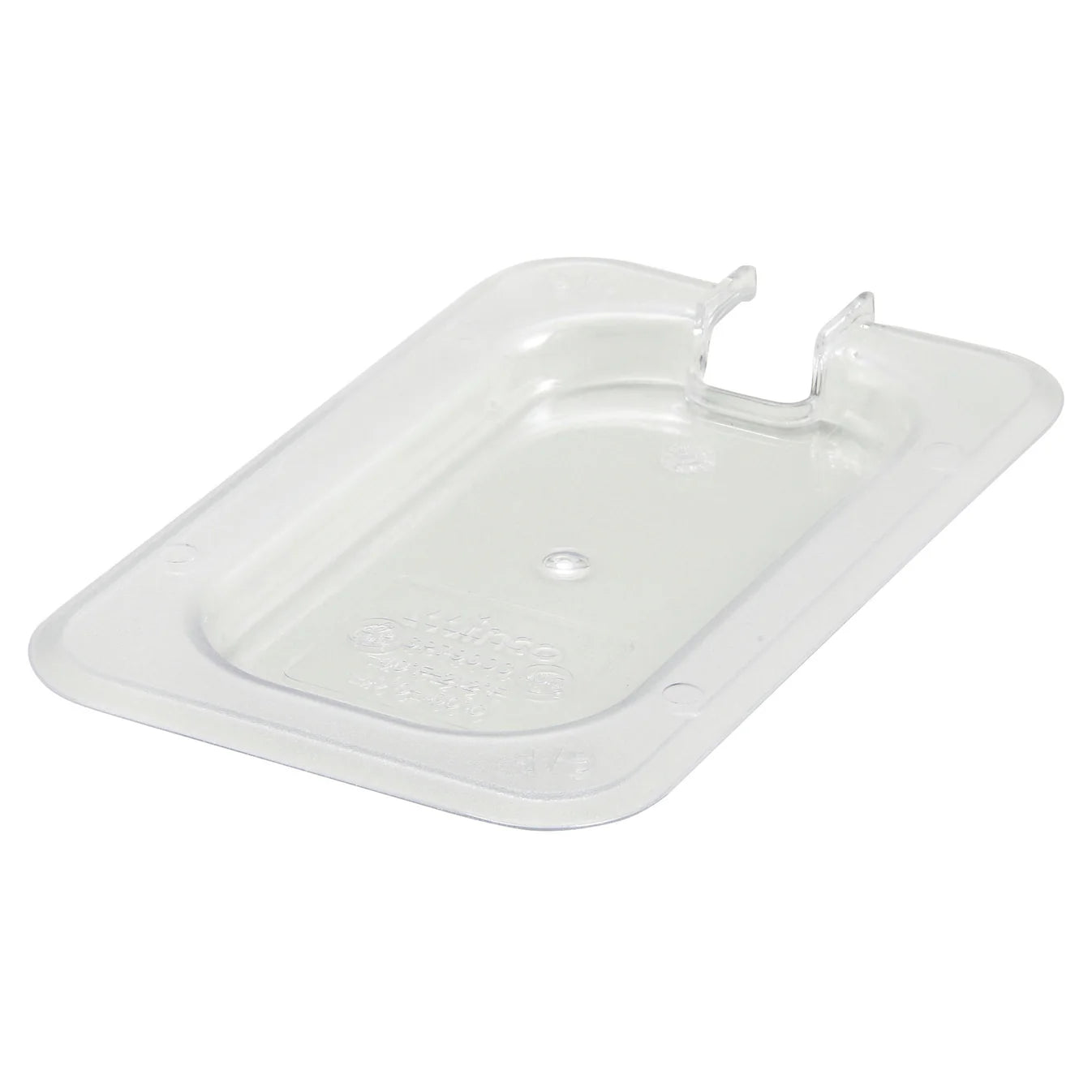 Sub-equip, Polycarbonate Food Pan Cover, Slotted, Clear - 1/9 size