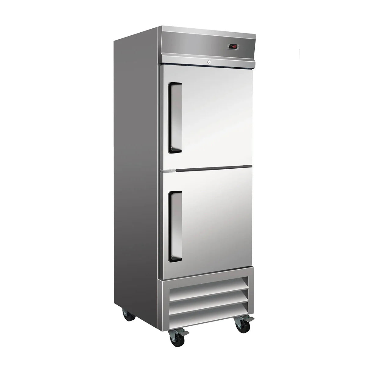 Sub-equip, 27" Solid Half Door Refrigerator