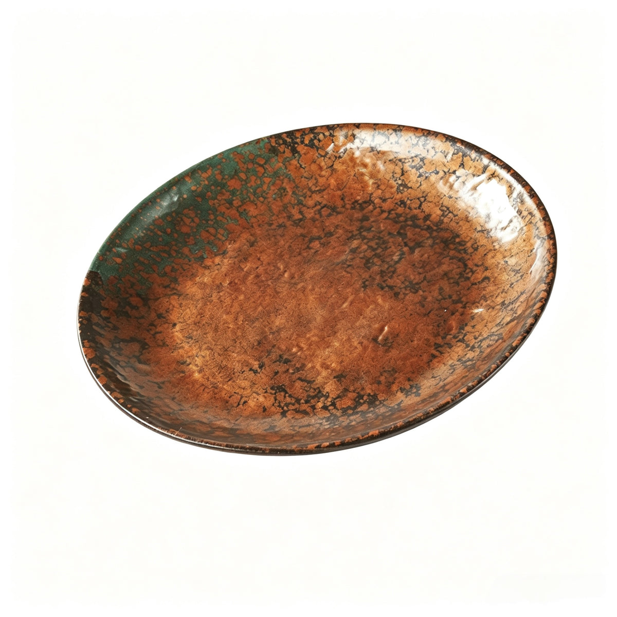 CHEFCO, CHEF-001TC, 10" Dia x1.1"H,Round Melamine Platter – Copper Finish