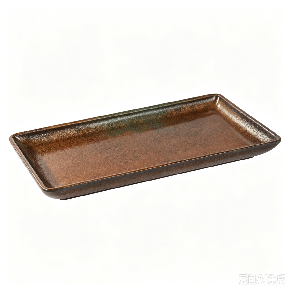 CHEFCO, CHEF-002TC, 13"x5.9"x1"H,Rectangular Melamine Platter – Copper Finish