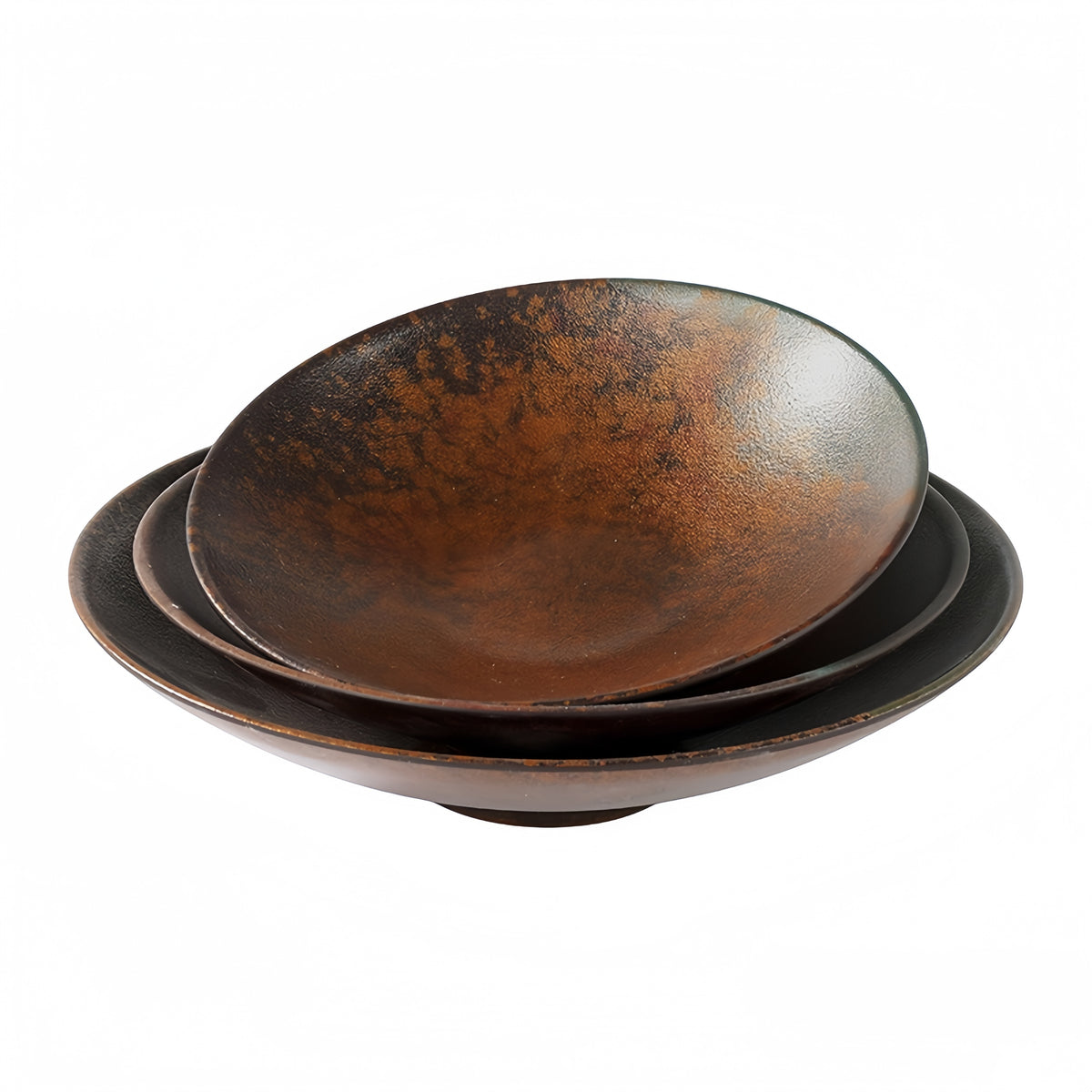 CHEF-004TC, 7.9" Dia x 1.9"H, Melamine Plate– Copper Finish