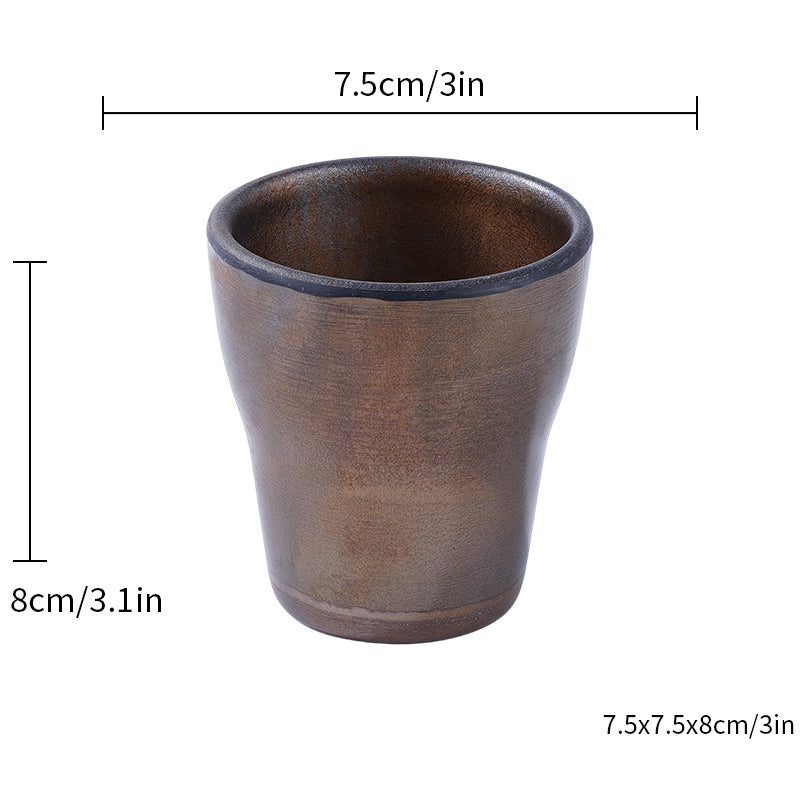 CHEFCO, CHEF-014TC, 3"Dia x 3.1"H Melamine Tea Cup – Copper Finish