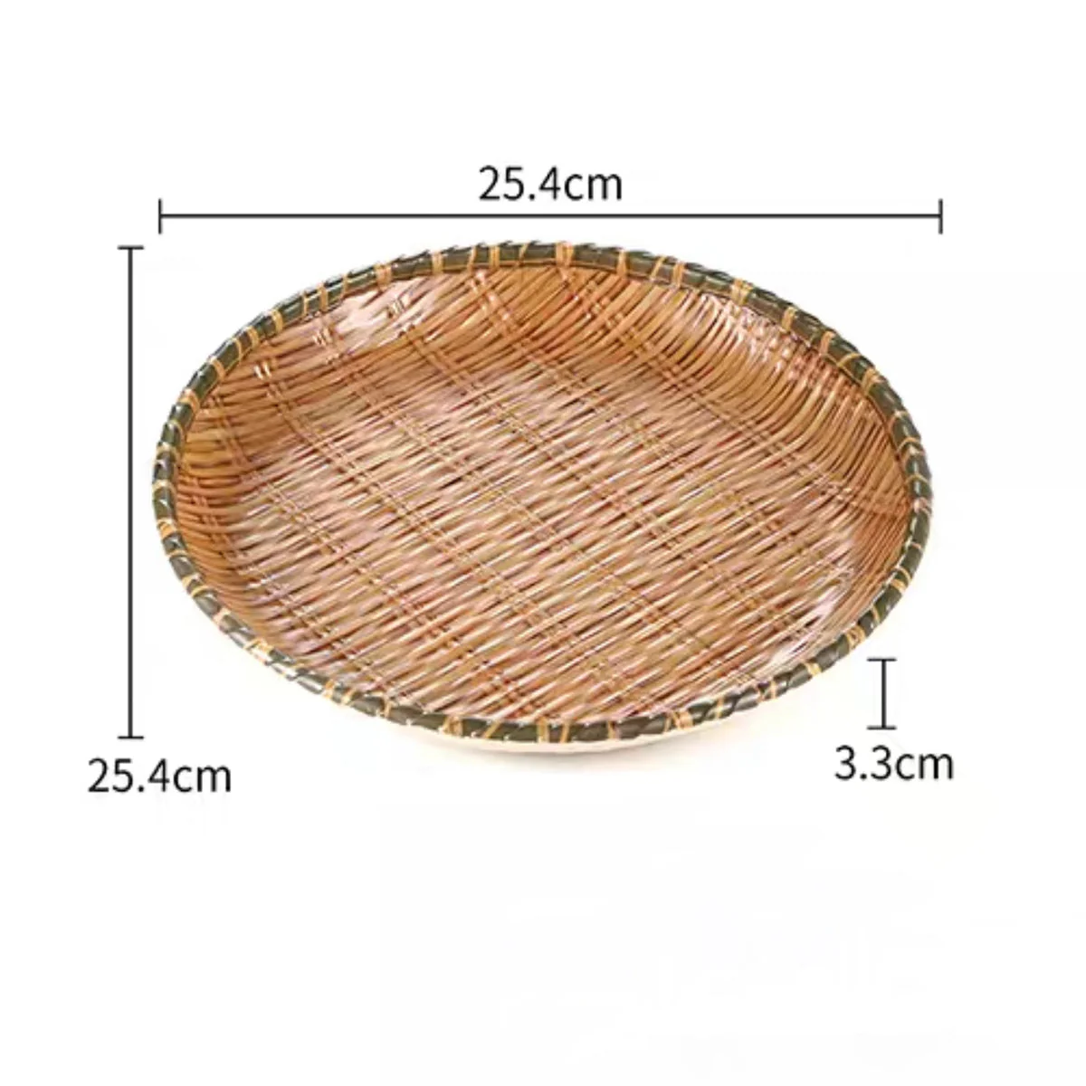 CHEFCO, 13810-10G,10" Dia Round Melamine Rattan Style Deep Plate - Chefcoca