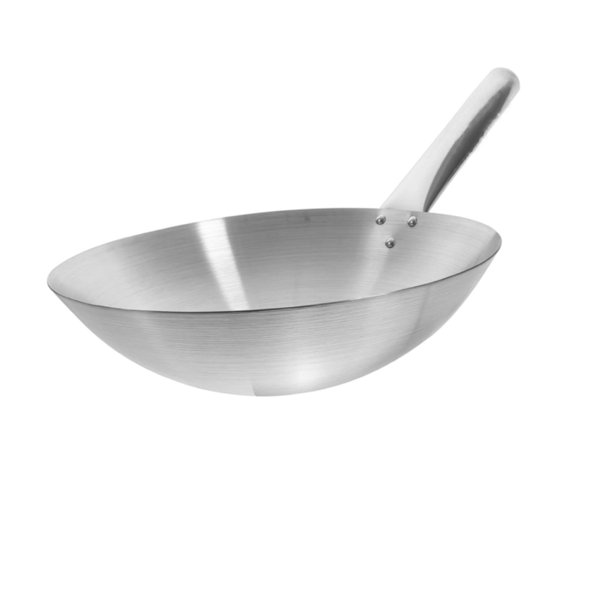 CHEFCO,16151S,Deep Single Steel Handle Wok, 15" - Chefcoca