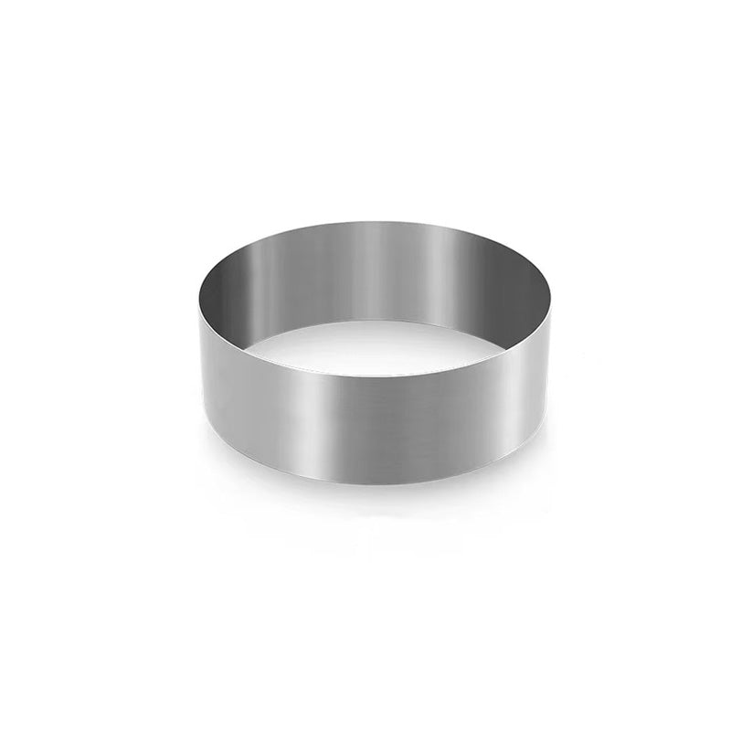 CHEFCO, 9842,5"  Stainless Steel Round Mousse Cake Ring (5cm/2"H) - Chefcoca
