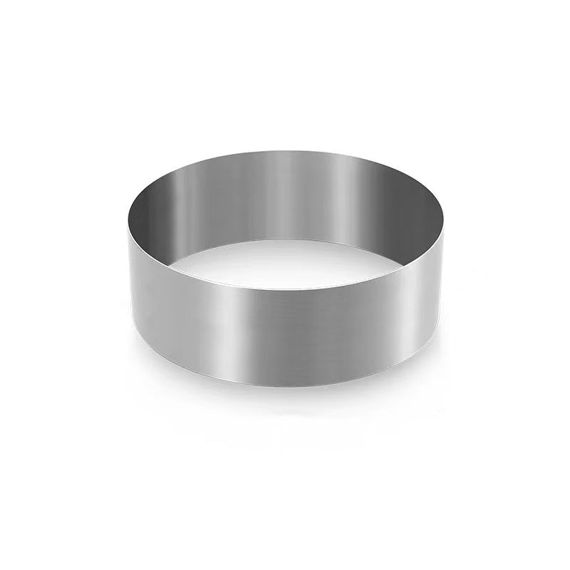 CHEFCO, 9843,6"  Stainless Steel Round Mousse Cake Ring (5cm/2"H)