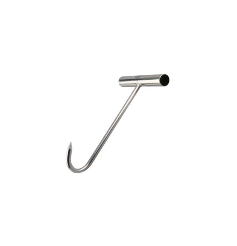 CHEFCO,AHC-7, 7" T-Shape Stainless Steel Meat Hook with Handle - Chefcoca