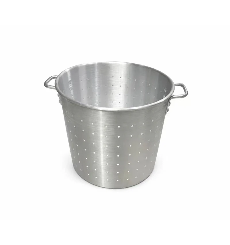 CHEFCO,ALB-13, 13 "Aluminum Stock Pot Steamer Basket with Double Hand - Chefcoca