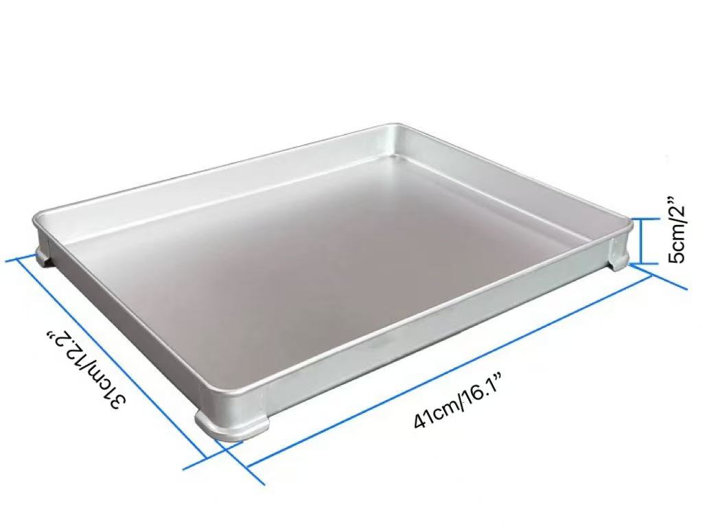 CHEFCO,ATS-41S,Aluminum Retangular Tray(16.1"x12.2"x2")