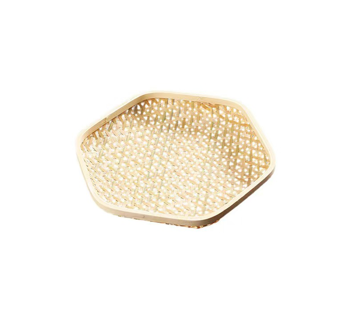 Chefco, 11" Square woven bamboo serving tray (HBP-2727)