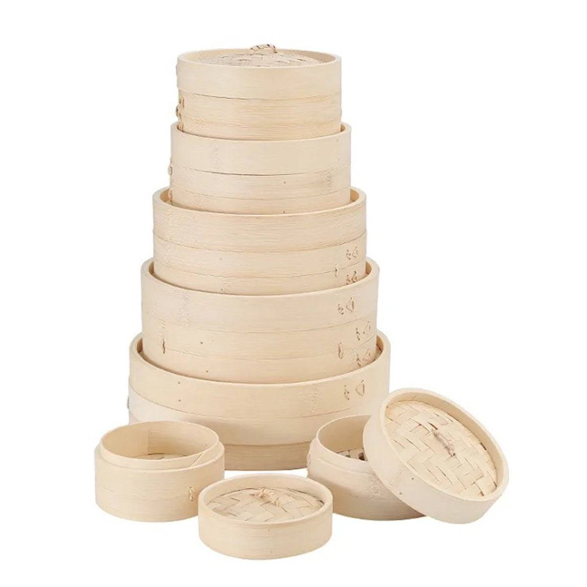 CHEFCO,BSS-4, 4"Bamboo Steamer - Chefcoca