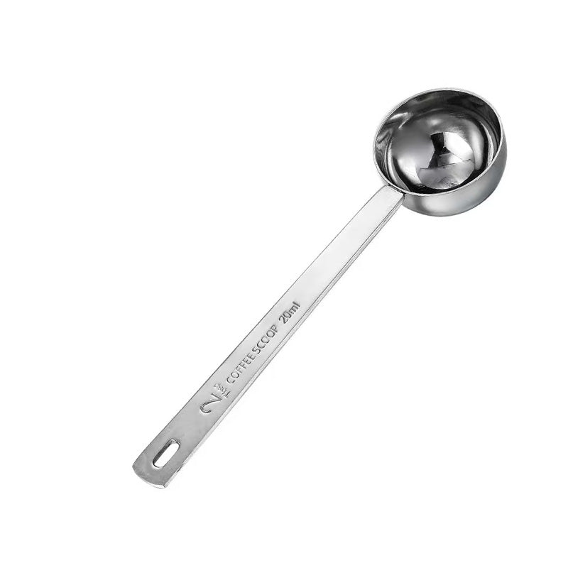 Chefco, SMS-20, 20 ML Coffee Scoop,Stainless Steel Coffee Measuring Scoop,Metal Coffee Scoop Premium Long Handle Measure Spoon for Coffee Powder and Coffee Making,Durable Serving Utensil