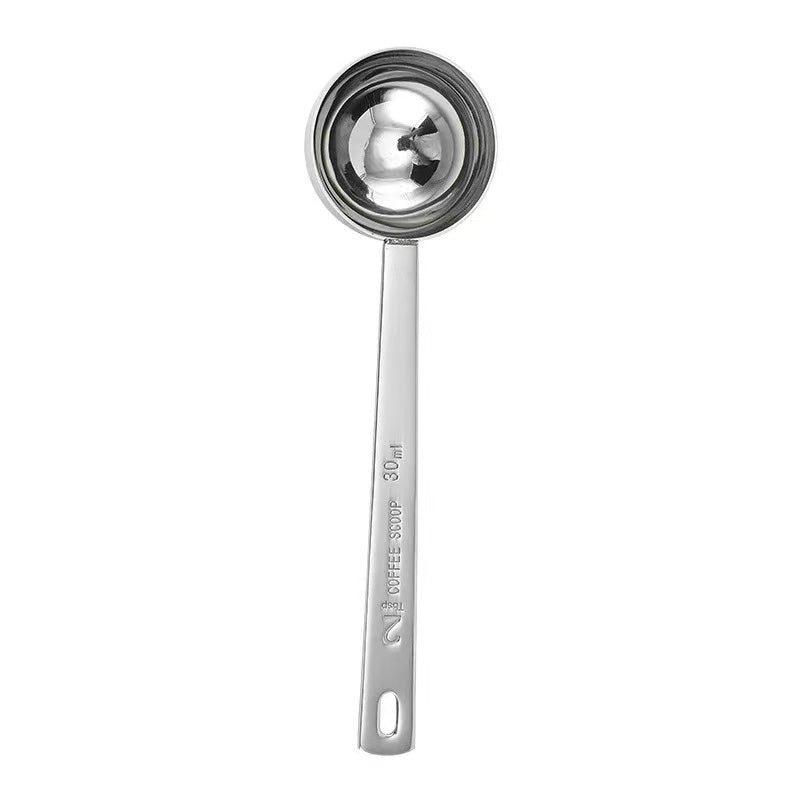 Chefco, SMS-30, 30 ML Coffee Scoop,Stainless Steel Coffee Measuring Scoop,Metal Coffee Scoop Premium Long Handle Measure Spoon for Coffee Powder and Coffee Making,Durable Serving Utensil