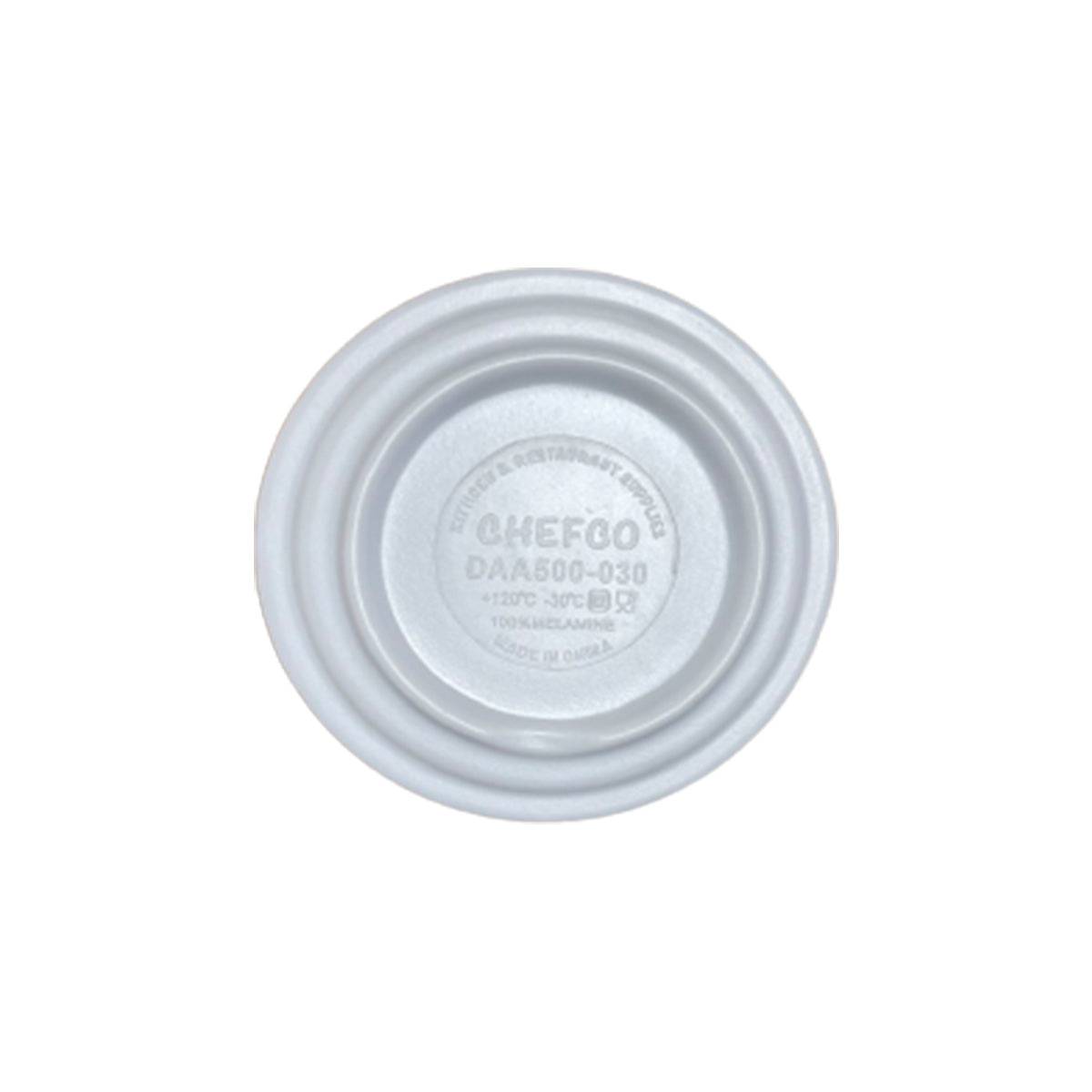 Round Light Grey With Golden border Pattern Korean Style Deep Plate - Chefcoca