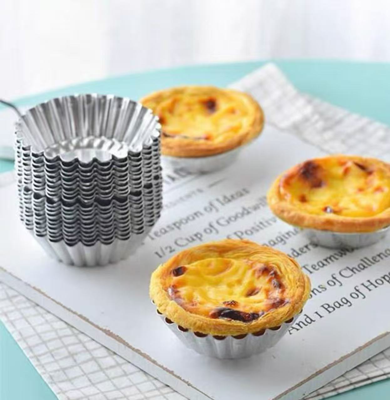 Moule à tarte aux œufs (7 cm de diamètre x 2,1 cm de hauteur)