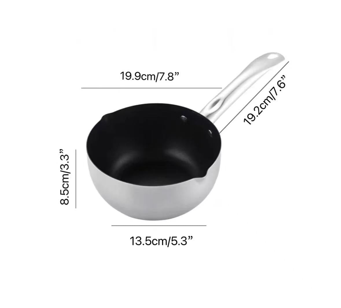 CHEFCO,GC0420S,  Non-Stick Steel Sauce Pan-20CM