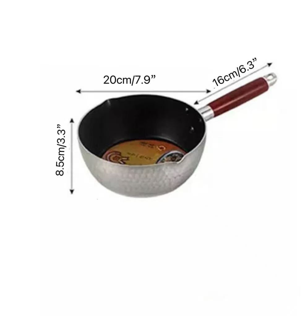 CHEFCO, GC0420, Aluminium Non-Stick Sauce Pan with Wooden Handle