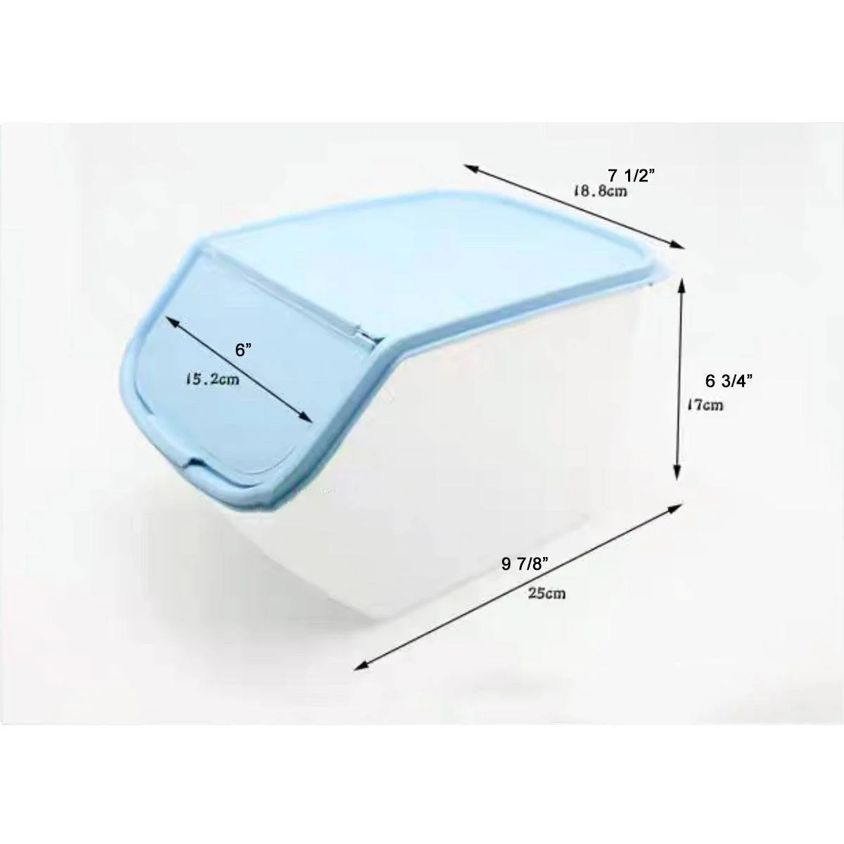 CHEFCO,GX-B,Milk Tea Storage Bin with Lid (5 L),Blue - Chefcoca