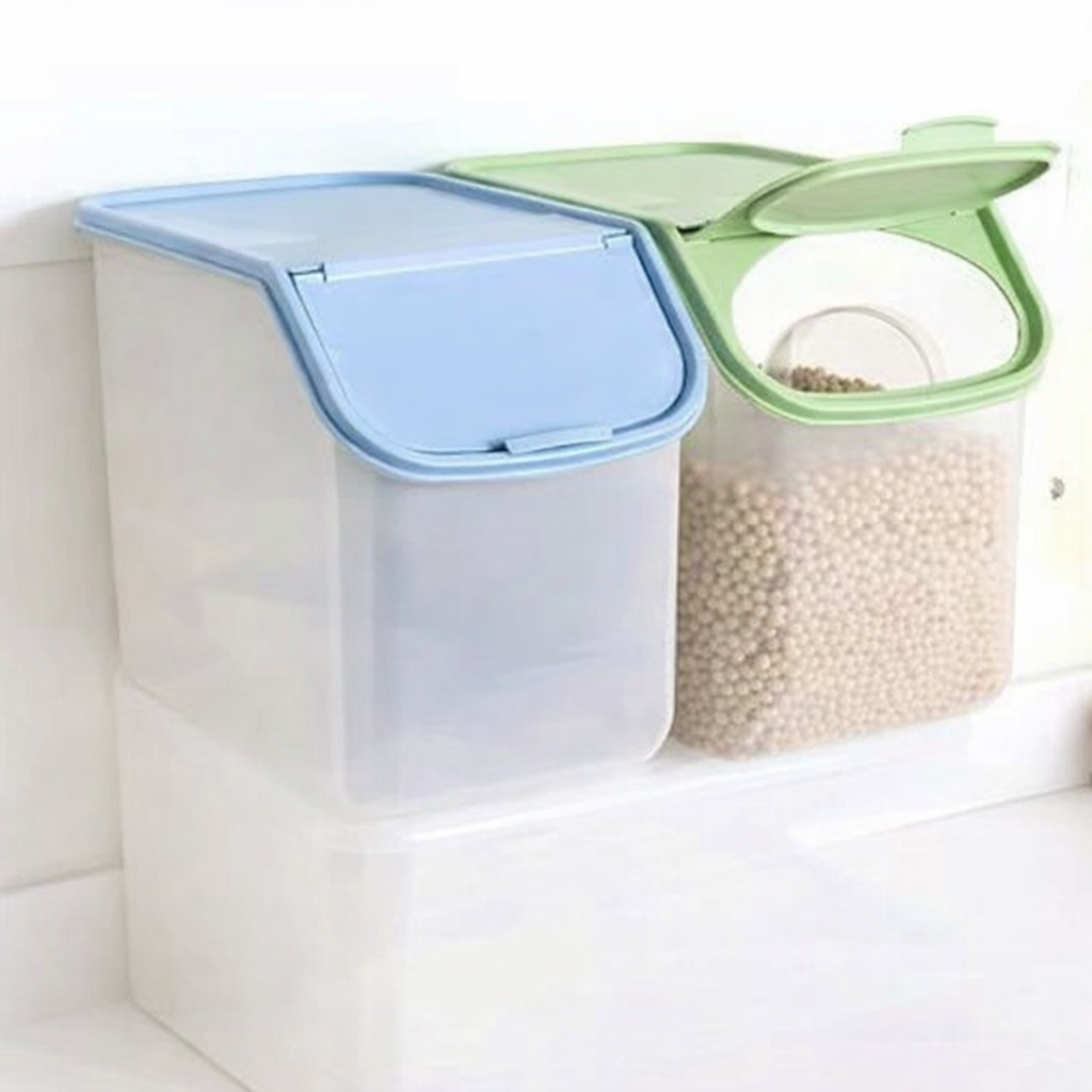 CHEFCO,GX-B,Milk Tea Storage Bin with Lid (5 L),Blue - Chefcoca