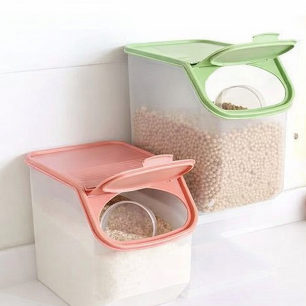 CHEFCO,GX-P, Milk Tea Storage Bin with Lid (5 L),Pink - Chefcoca