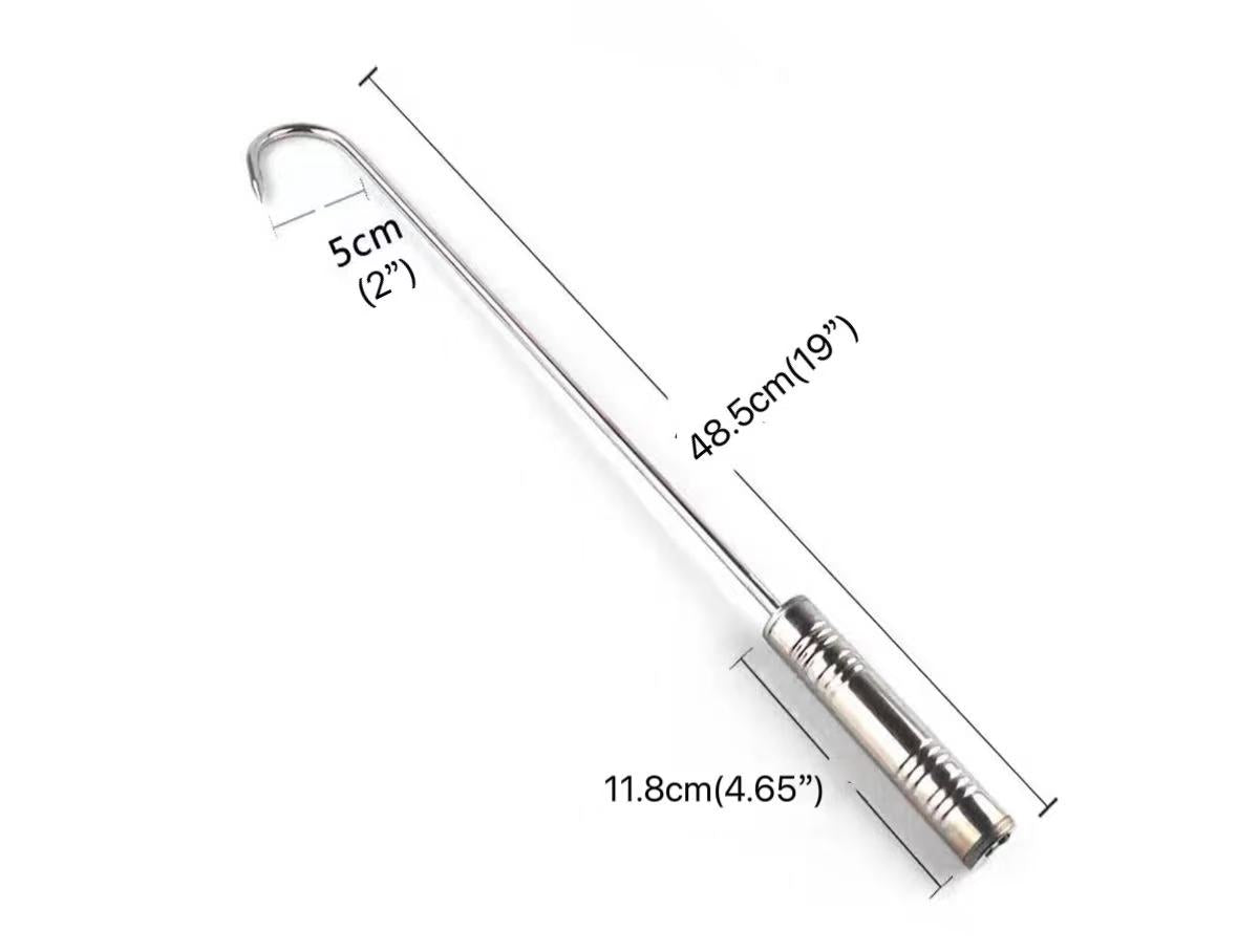 CHEFCO,HSH-18, Long 19" Barbecue Stainless Steel Hook - Chefcoca