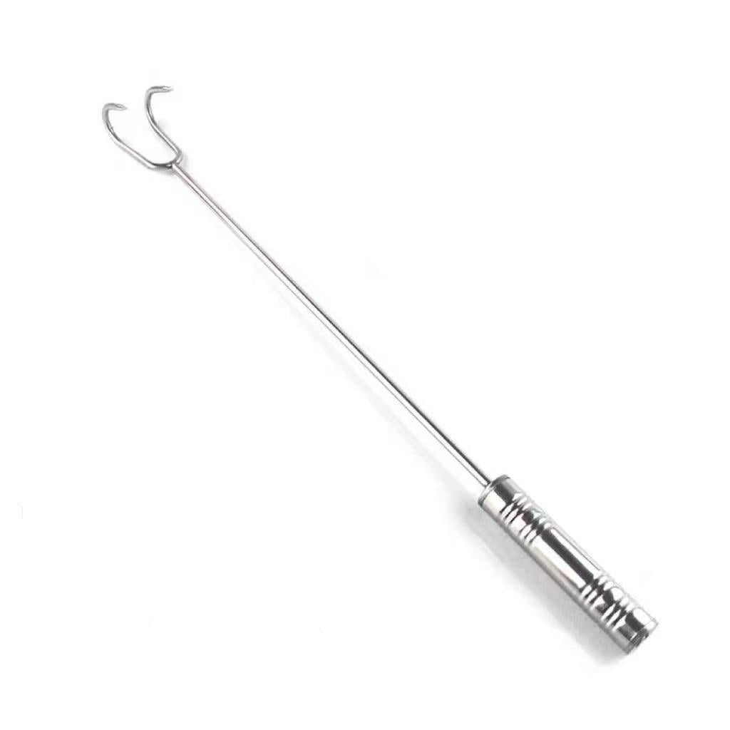 CHEFCO,HSH-22, Long 19.5" Barbecue Stainless Steel Hook - Chefcoca