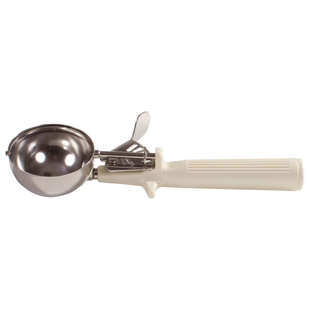 CHEFCO,ICOP-101V/ICOP-10, 3 3/4oz (111ml) Ice Cream Disher with Ivory Handle,Size #10