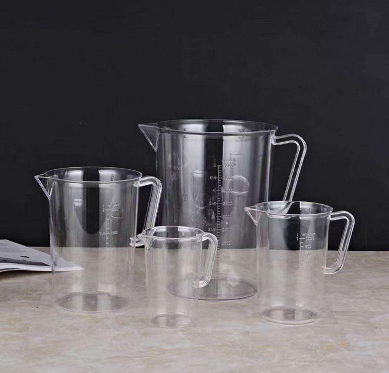 CHEFCO,JB-8544/JW-606C,Clear Polycarbonate Measuring Cup ,1000ML